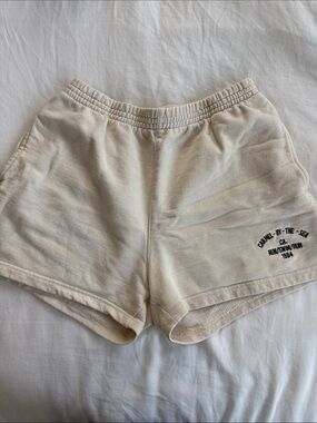 Brandy Melville Cream Athletic Shorts